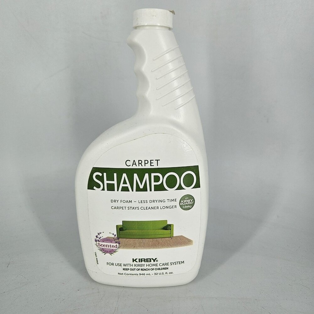 Kirby Carpet Shampoo Lavender Scent 32 oz Dry Foam Kirby Guard Cleaner System